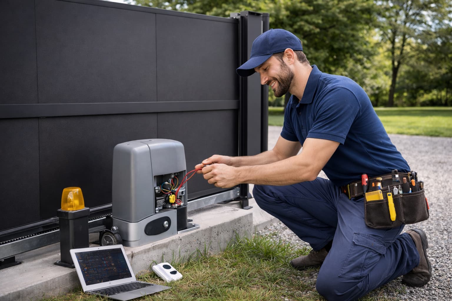 Pose et automatisation de portails